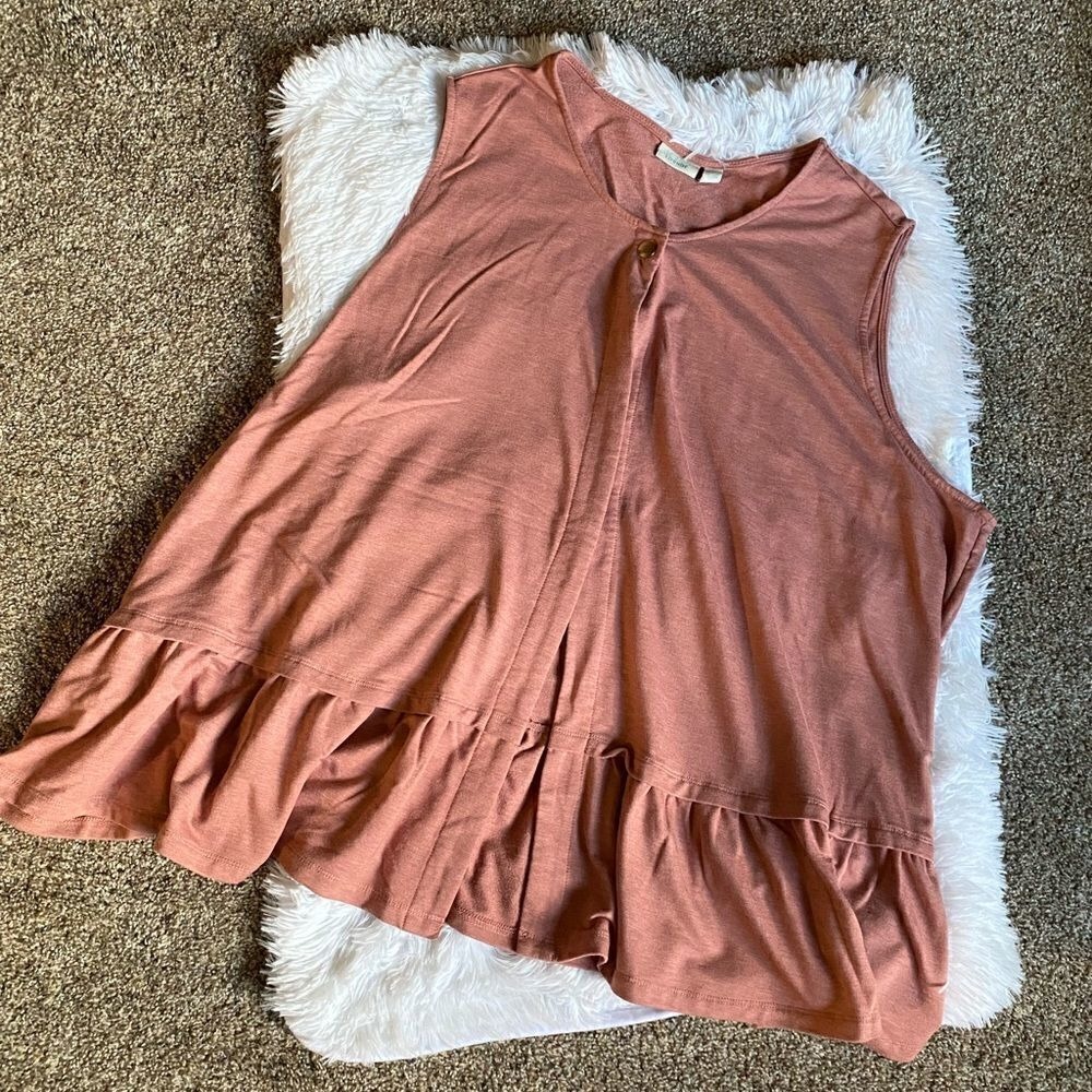 LOGO Lounge Sleeveless Vest Top Womens Size 3X